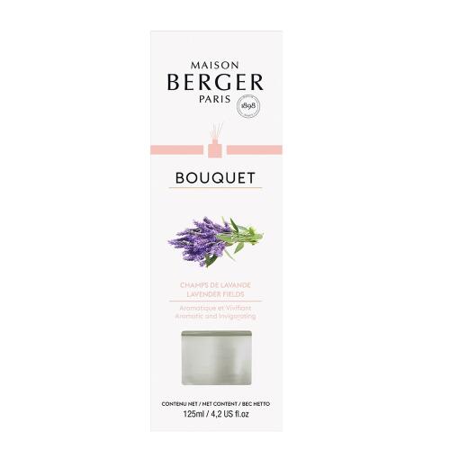 Lampe Berger Bouquet Cube Transparent Blühende Lavendelfelder 125 ml