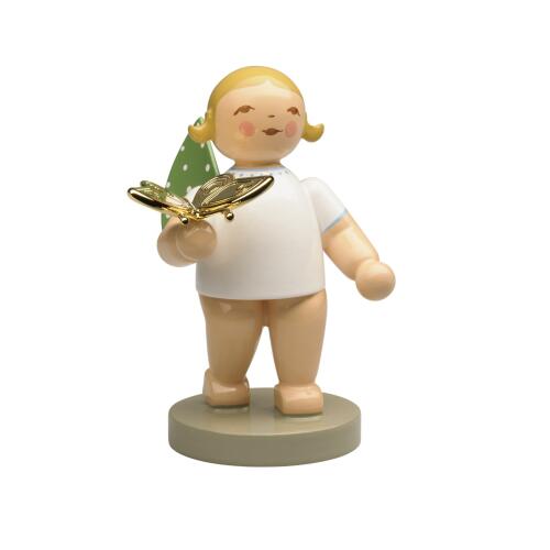 Wendt & Kühn Goldedition No 13 Träumer Engel mit Schmetterling