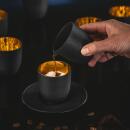 Eisch Cosmo Affogato-Set Schwarz-Gold 109/5 in...