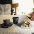 Eisch Cosmo Affogato-Set Schwarz-Gold 109/5 in Geschenkröhre