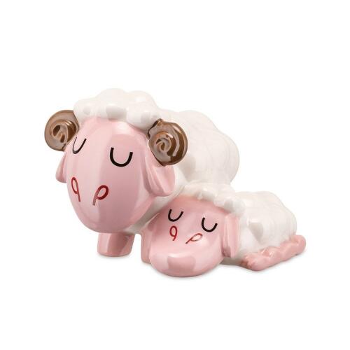 Alessi Dekofigur Happy Eternity Baby Schafe Pisoletti