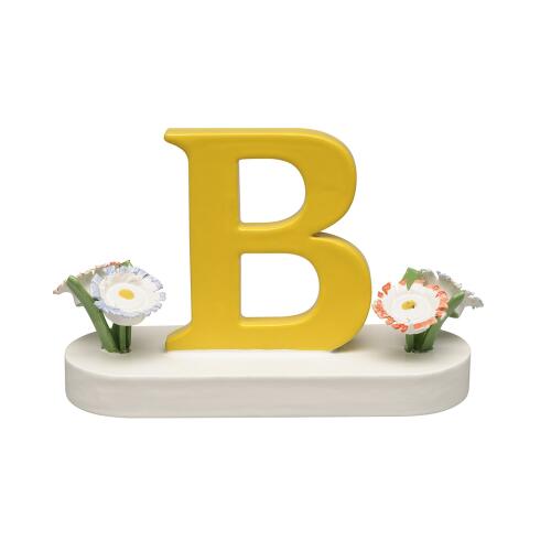Wendt & Kühn Buchstabe B mit Blumen zu Margeritenengeln 634/23 634/23/B