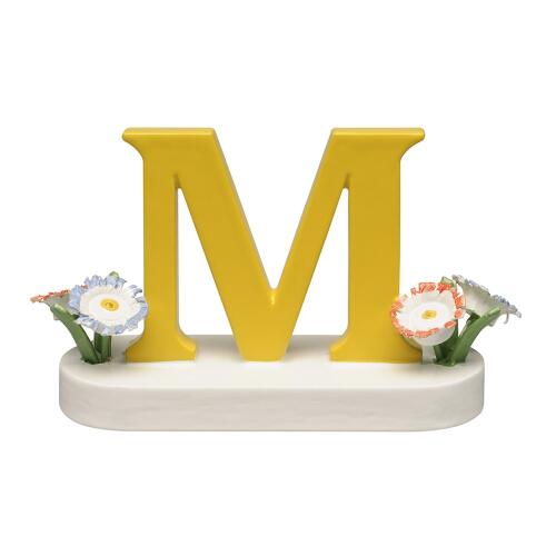 Wendt & Kühn Buchstabe M mit Blumen zu Margeritenengeln 634/23/M