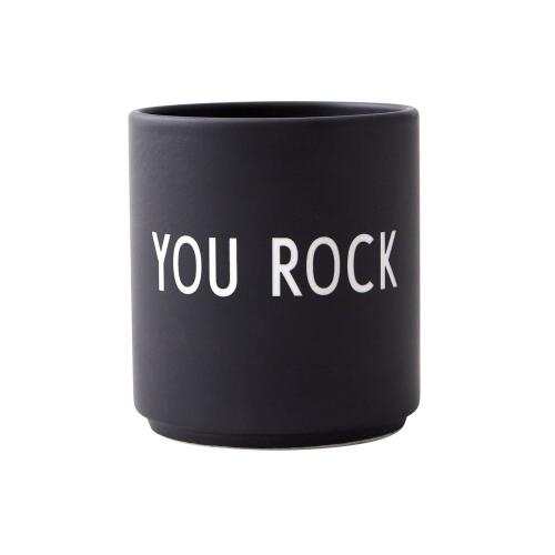 Design Letters Favourite Cup You Rock Schwarz
