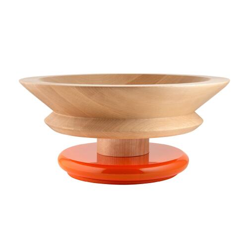 Alessi Sottsass Collection Tafelaufsatz Orange