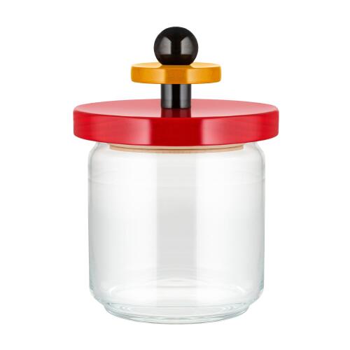 Alessi Sottsass Collection Vorratsglas Rot 75 ml