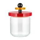 Alessi Sottsass Collection Vorratsglas Rot 75 ml