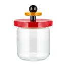Alessi Sottsass Collection Vorratsglas Rot 750 ml
