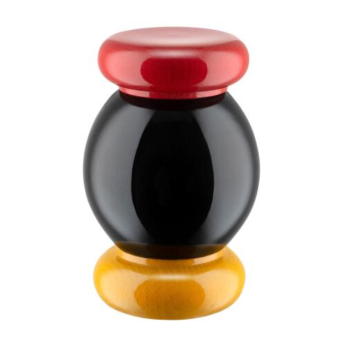 Alessi Sottsass Collection Salz- oder Pfeffermühle Klein Schwarz