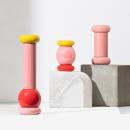 Alessi Sottsass Collection Salz- oder Pfeffermühle Medium Rosa