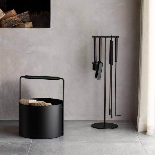 Blomus Ashi Kaminbesteck Set Schwarz 5-teilig