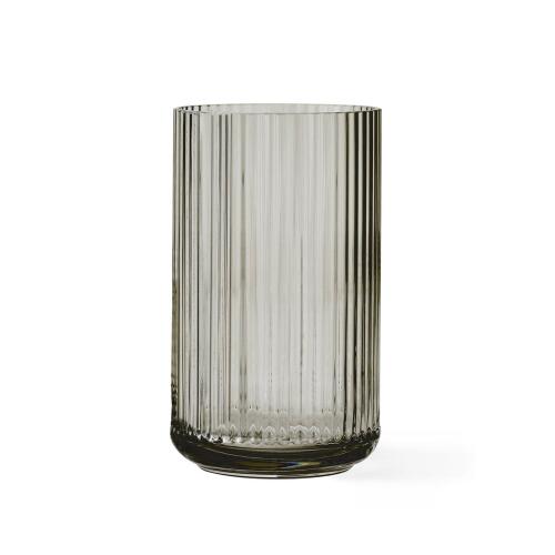 Lyngby Vase Glas Grey Smoke 20 cm