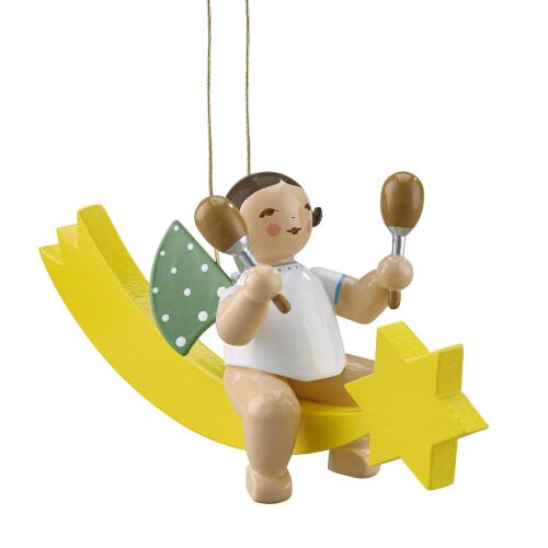 Wendt & Kühn Engel mit Maracas auf Schweif 650/70/65