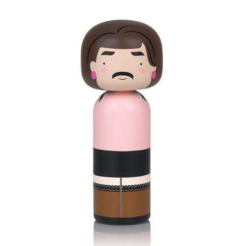 Lucie Kaas Sketch.inc Kokeshi Doll Freddie I Want to Break Free