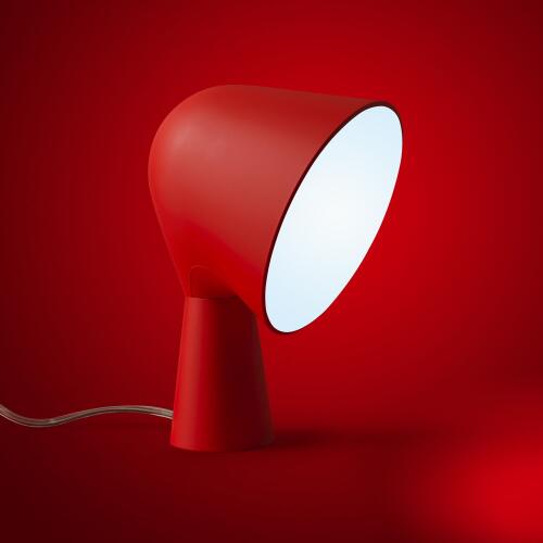 Foscarini Binic Tischleuchte Special Edition Mattrot