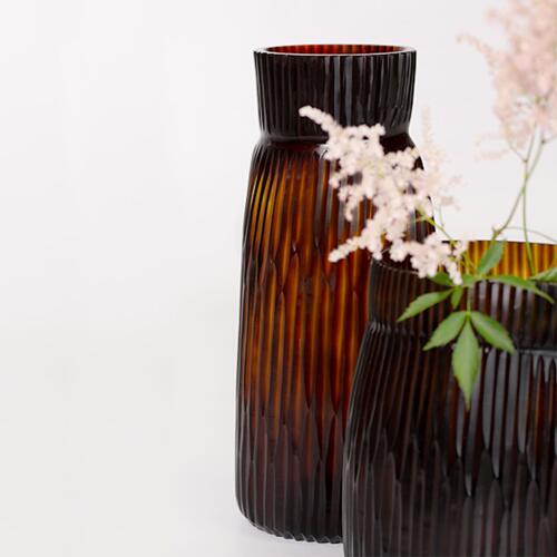 Guaxs Vase Mathura Tall Butter Brown - Casa Due pur