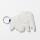 Vitra Key Ring Elephant Snow