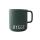 Design Letters Favourite Cup mit Henkel Hygge Dunkelgrün