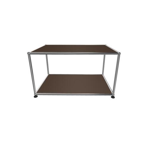 USM Haller Beistelltisch Braun 77,3 x 52,3 x 43,5 cm