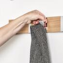 LoCa Knax Waagerechte Garderobenleiste 4 Haken Anthrazit