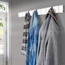 LoCa Knax Waagerechte Garderobenleiste 8 Haken Schwarz