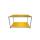 USM Haller Beistelltisch Goldgelb 77,3 x 52,3 x 43,5 cm