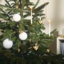 Georg Jensen Weihnachtsschmuck 2022 Schleife und Spitztüte Goldauflage