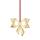 Georg Jensen Weihnachtsschmuck 2022 Schleife und Spitztüte Goldauflage