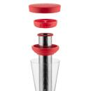 Alessi Mazagran Cold Brew Kaffeezubereiter Rot