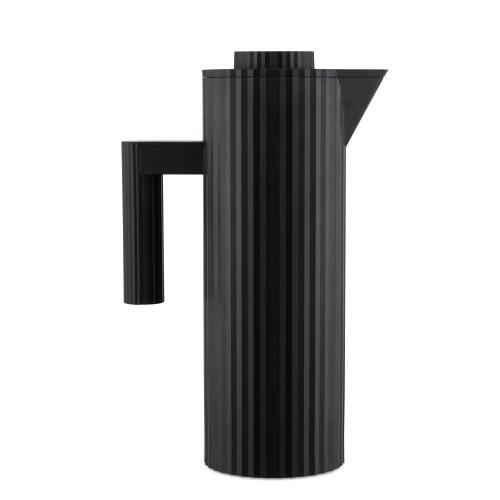 Alessi Plissé Isolierkanne 1000 ml Schwarz