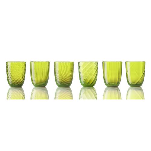 NasonMoretti Idra Wasserglas Limongrün Sortierung